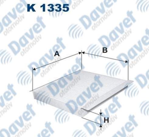 FILTRON K1335 Polen Filtresi Fiat 500l 0.9-1.4-1.3 D -1.6 D 12>